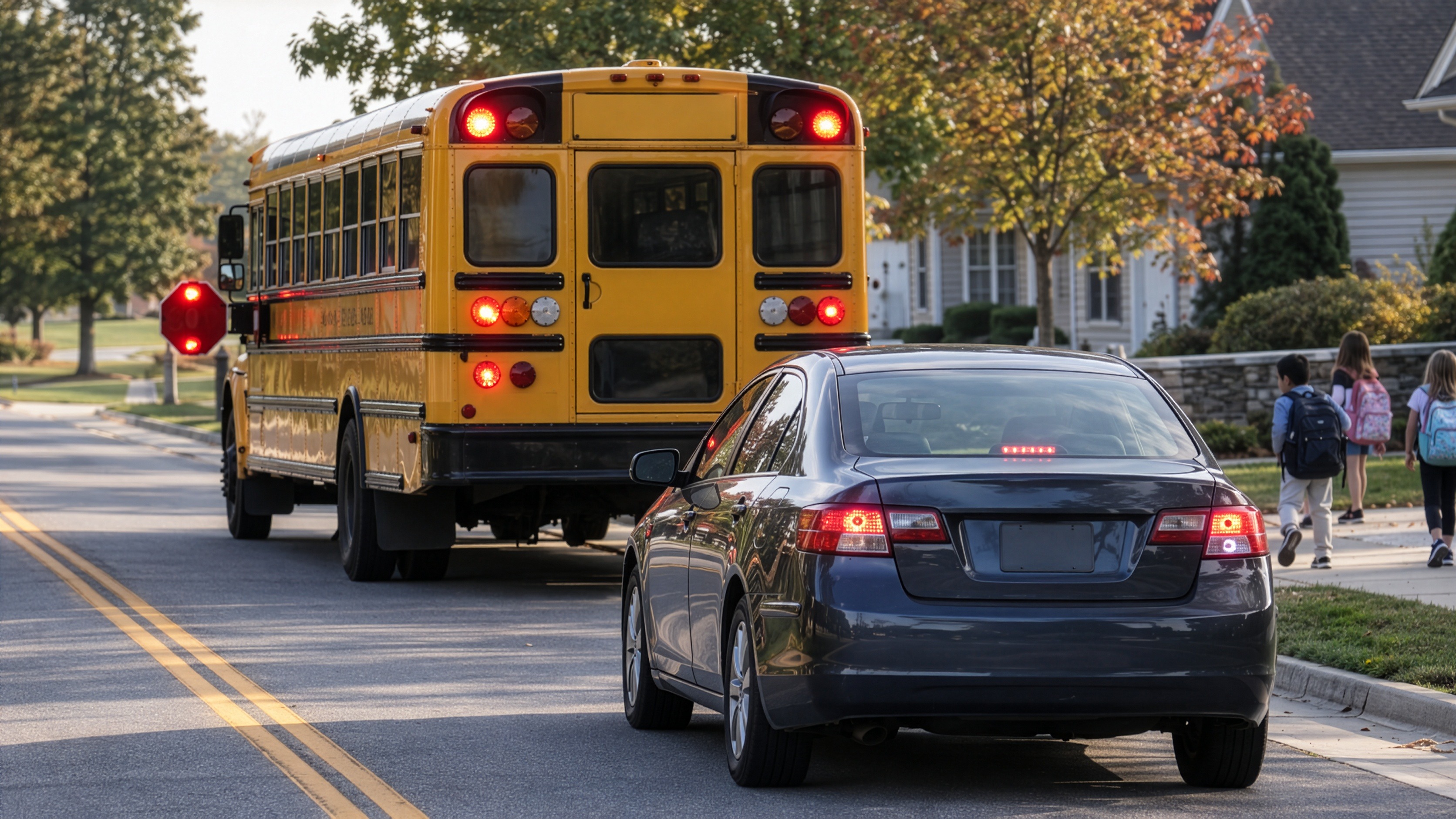 When Do You Have to Stop for a School Bus?
